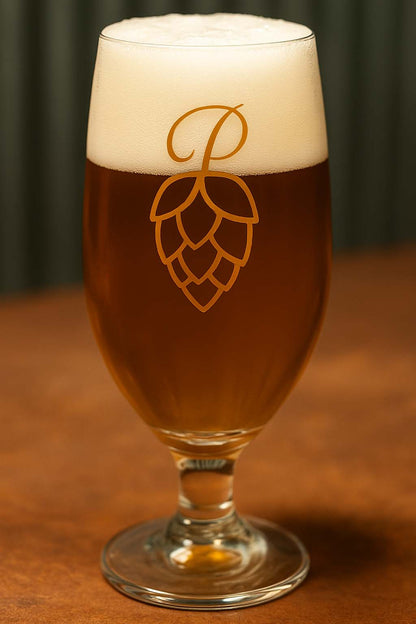 Pils ist mein Puls Bierglas | 0,5L Pils-Gral | Geschenk für Bierliebhaber
